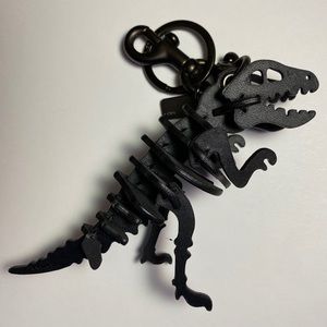 Coach Leather Rexy Bag Charm Keychain